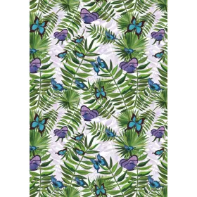 Természet Fern and Butterfly A/4 gumis mappa