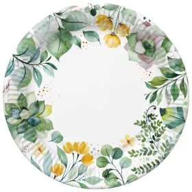 Virág Floral Frame papírtányér 8 db-os 18 cm