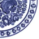 Hímzés Rose Plate szalvéta 20 db-os 33x33 cm
