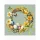 Húsvét Vintage Wreath szalvéta 20 db-os 33x33 cm