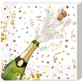   Csillogó ünneplés Sparkling Celebration szalvéta 20 db-os 33x33 cm