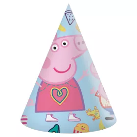Peppa malac Messy Play parti kalap, csákó 6 db-os