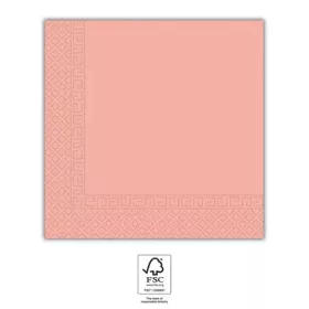 Rózsaszín Unicolour Pink szalvéta 20 db-os 33x33 cm FSC