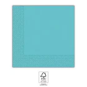 Kék Unicolour Light Blue szalvéta 20 db-os 33x33 cm FSC