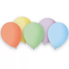 Színes Pastel léggömb, lufi 12 db-os