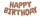 Happy Birthday Rose Gold fólia lufi 3,4 m