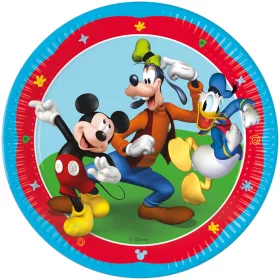   Disney Mickey Rock the House papírtányér 8 db-os 23 cm FSC