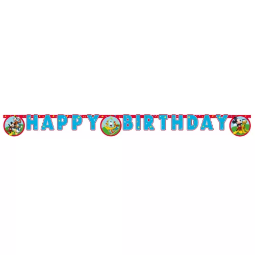 Disney Mickey Rock the House Happy Birthday felirat FSC 2 m