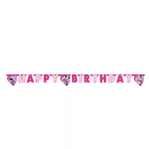Disney Minnie Junior Happy Birthday felirat FSC 2 m