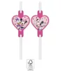 Disney Minnie Junior papír szívószál, 4 db-os szett FSC