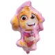 Mancs Őrjárat Skye and Everest Pink fólia lufi 46 cm