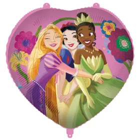 Disney Hercegnők Live Your Story Heart fólia lufi 46 cm