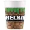 Minecraft Green papír pohár 8 db-os 200 ml FSC