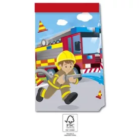 Tűzoltó Rescue papírzacskó 4 db-os FSC
