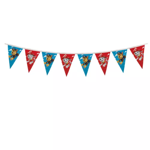 Mancs Őrjárat Rescue Heroes textil zászlófüzér 2,3 m