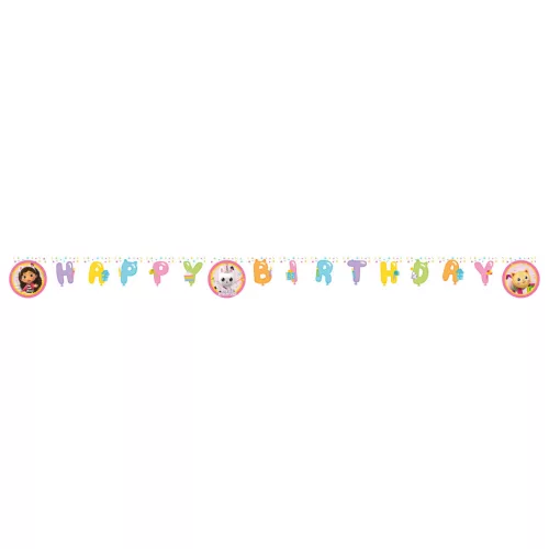 Gabi babaháza Friends Happy Birthday felirat FSC 2 m