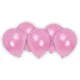 Rózsaszín Metallic Pastel Pink léggömb, lufi 8 db-os