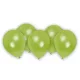 Zöld Metallic Pastel Green léggömb, lufi 8 db-os