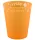 Narancssárga Orange micro prémium műanyag pohár 250 ml