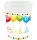 Happy Birthday Streamers micro prémium műanyag pohár 250 ml