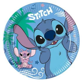   Disney Lilo és Stitch, A csillagkutya Angel papírtányér 8 db-os 20 cm FSC
