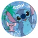Disney Lilo és Stitch, A csillagkutya Angel papírtányér 8 db-os 20 cm FSC
