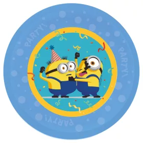   Minyonok The Rise of Gru micro prémium műanyag lapostányér 4 db-os szett 21 cm