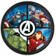 Bosszúállók Evergreen papírtányér 8 db-os 23 cm FSC
