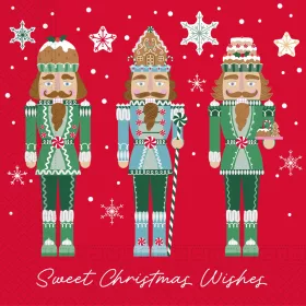 Karácsony Sweet Wishes szalvéta 20 db-os 33x33 cm FSC