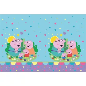 Peppa malac With Love műanyag asztalterítő 120x180 cm