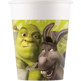 Shrek Adventure papír pohár 8 db-os 200 ml FSC