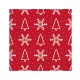 Karácsonyi Trees & Snowflakes szalvéta 20 db-os 33x33 cm
