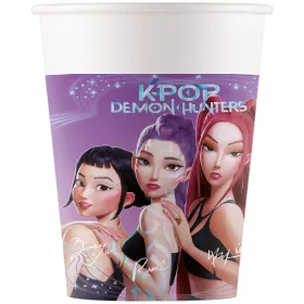   K-pop Démonvadászok Honmoon papír pohár 8 db-os 200 ml FSC