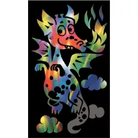 Reeves Szines képkarcoló (mini), Sárkány