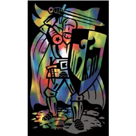 Reeves Szines képkarcoló (mini), Lovag