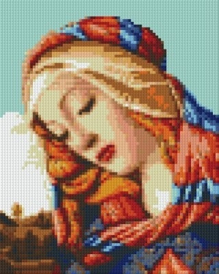 Mária 20,3x25,4 cm négy alaplapos pixel