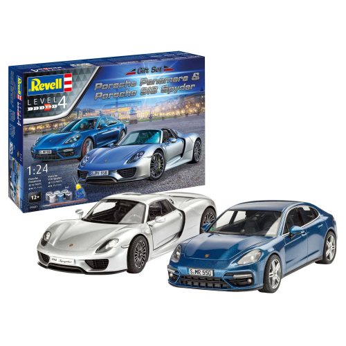 Revell Gift Set Porsche Set 1:24 autó makett készlet (5681)