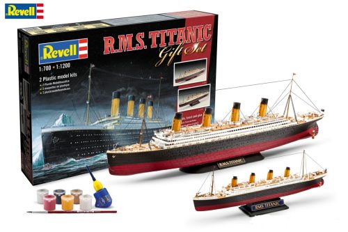 Revell Gift Set - R.M.S.Titanic1:1200 makett készlet (5727)