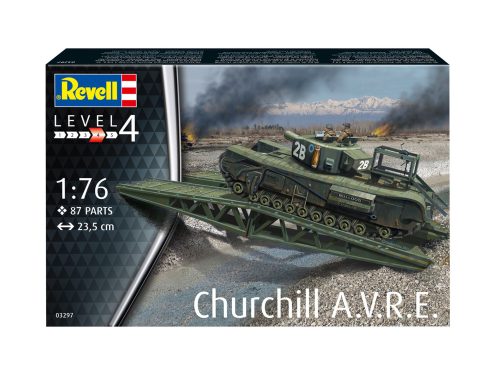 Revell Model Set Churchill A.V.R.E. 1:76 harcjármű makett   (63297)