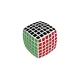V-CUBE 6x6 versenykocka- fehér alapszín, lekerekített forma