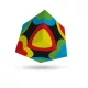 V-Cube 3x3 versenykocka-egyenes forma, Körök minta (matrica nélküli)