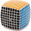 V-CUBE 8x8 versenykocka-fehér alapszín, lekerekített forma