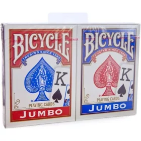 Bicycle Rider Back, jumbo index póker kártya, dupla