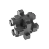 PP színes blokk puzzle, fekete - Ördöglakatok