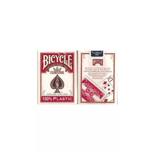 Bicycle Prestige Rider Back 100% plasztik, jumbo index kártya