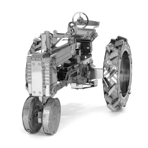 Metal Earth John Deere B modell traktor - lézervágott acél makettező szett