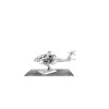 Metal Earth Boeing AH-64 Apache helikopter - lézervágott acél makettező szett