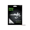 Metal Earth Lockheed Martin F-22 Raptor repülőgép - lézervágott acél makettező szett