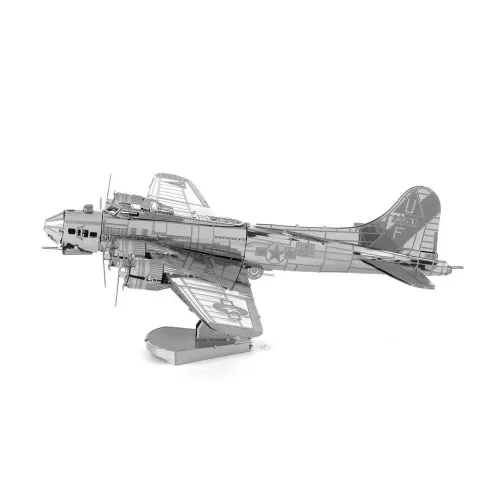 Metal Earth Boeing B-17 Flying Fortress repülőgép - lézervágott acél makettező szett