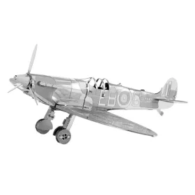  Metal Earth Supermarine Spitfire vadászrepülőgép - lézervágott acél makettező szett